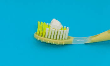 Toothpase on toothbrush